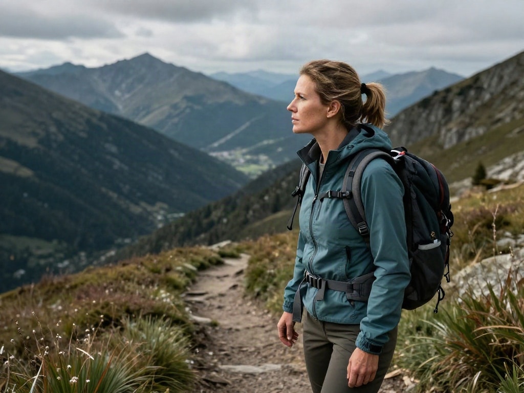 Wandern alleine Frau