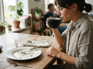 Kaffee nach Essen