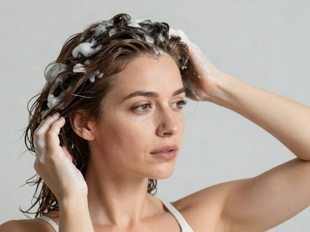 Haare an Waschen gewöhnen