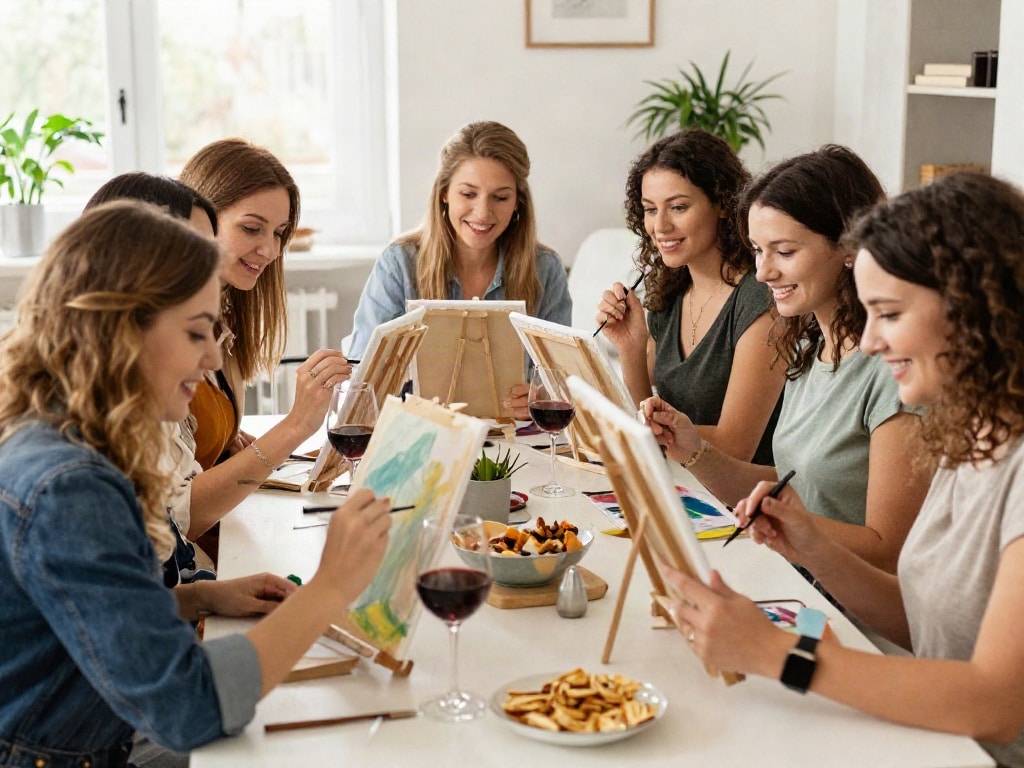 Paint and Sip zuhause