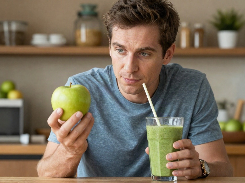 Smoothie oder Obst