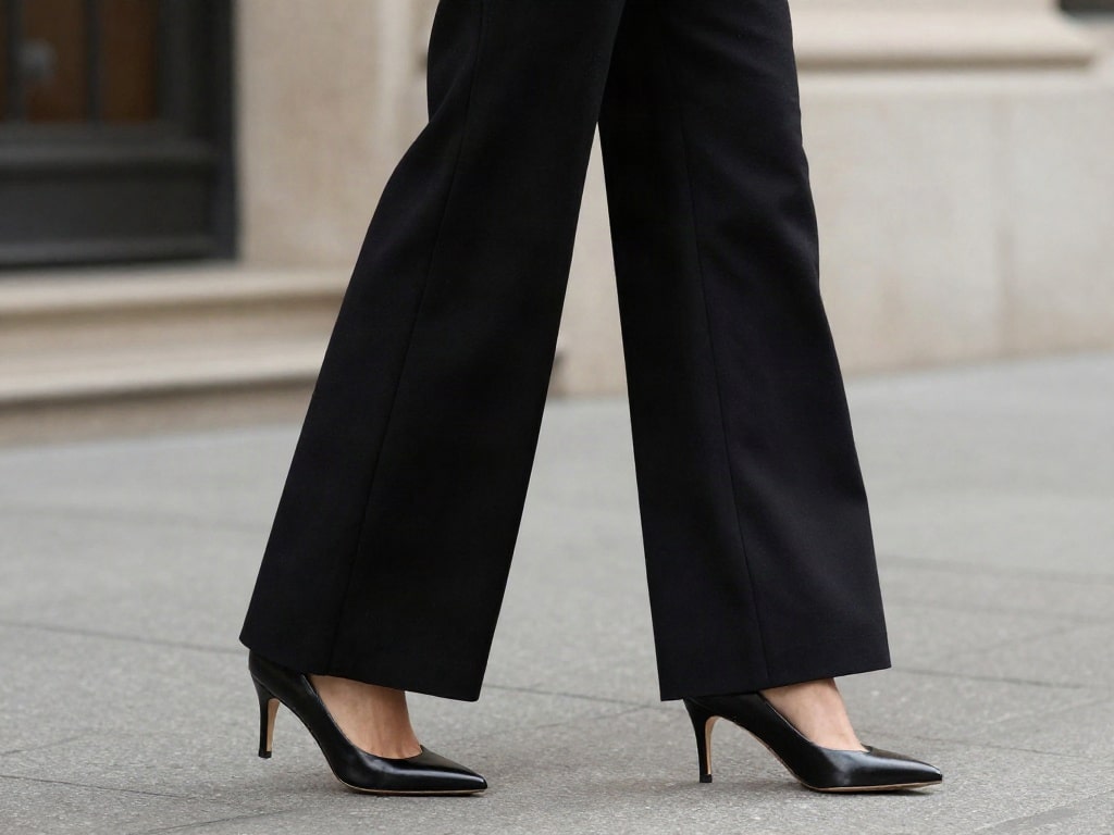 Schuhe zu weiter Hose